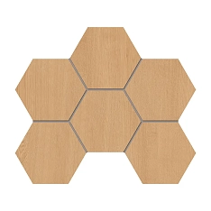 Estima Classic Wood Мозаика CW04 Hexagon Неполированный 25x28.5 / Эстима Классик Вуд Мозаика CW04 Хексагон Неполированный 25x28.5 